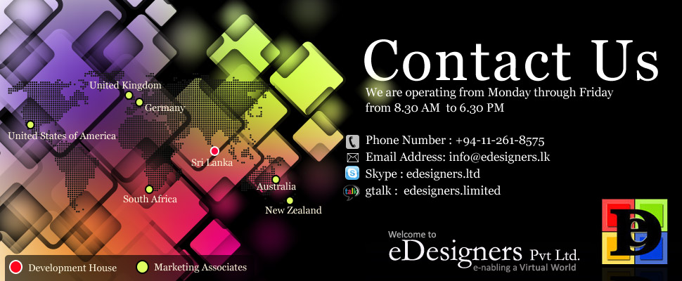 Contact web designing company sri lanka